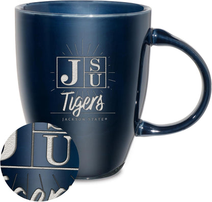 NCAA 18oz Laser Engraved Ceramic Lustre Mug - Coffee-Tea - Colors B