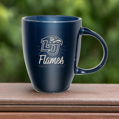NCAA 18oz Laser Engraved Ceramic Lustre Mug - Coffee-Tea - Colors B