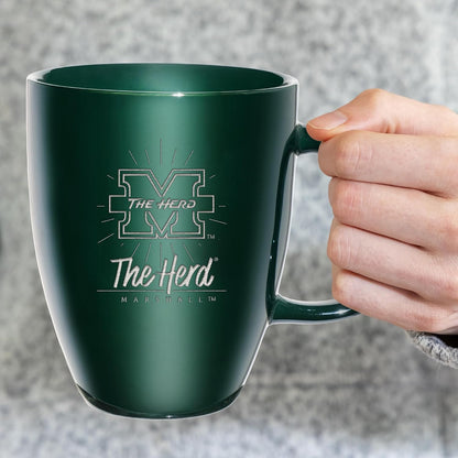 NCAA 18oz Laser Engraved Ceramic Lustre Mug - Coffee-Tea - Colors B