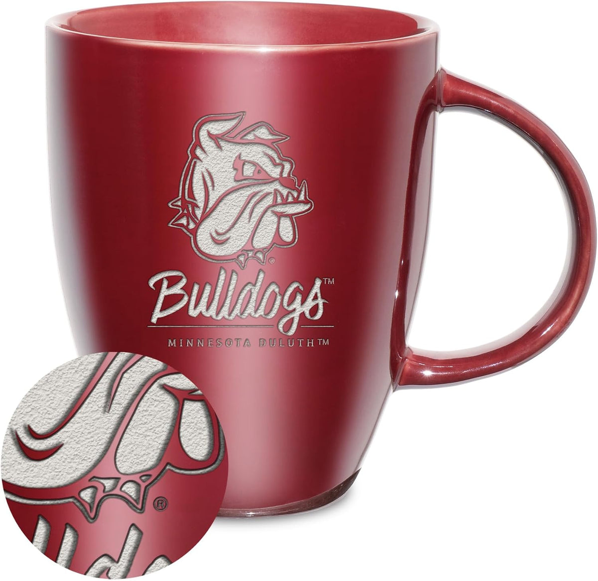 NCAA 18oz Laser Engraved Ceramic Lustre Mug - Coffee-Tea - Colors B