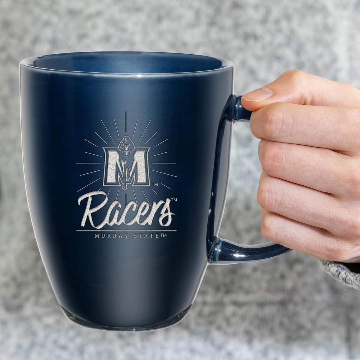 NCAA 18oz Laser Engraved Ceramic Lustre Mug - Coffee-Tea - Colors B