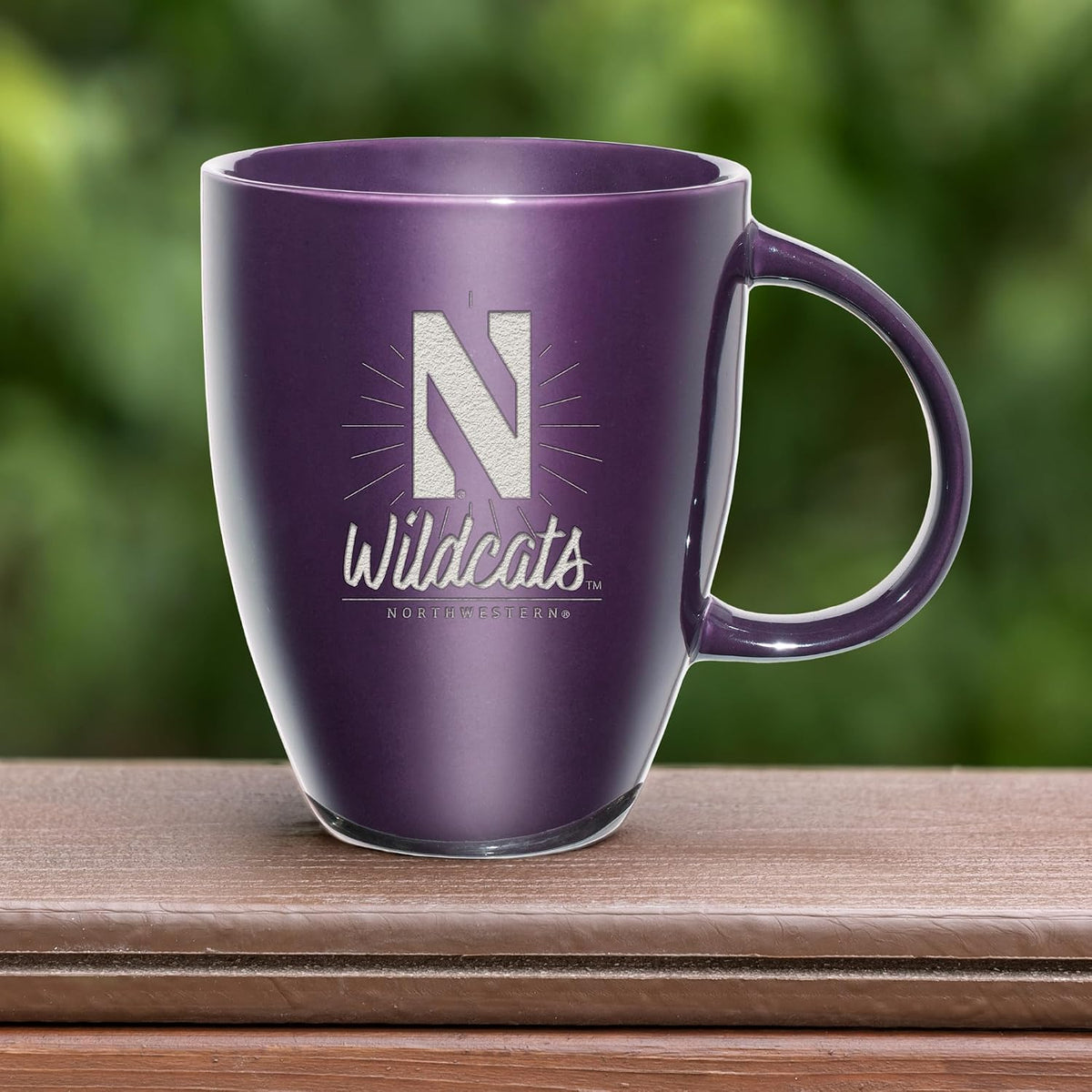NCAA 18oz Laser Engraved Ceramic Lustre Mug - Coffee-Tea - Colors B