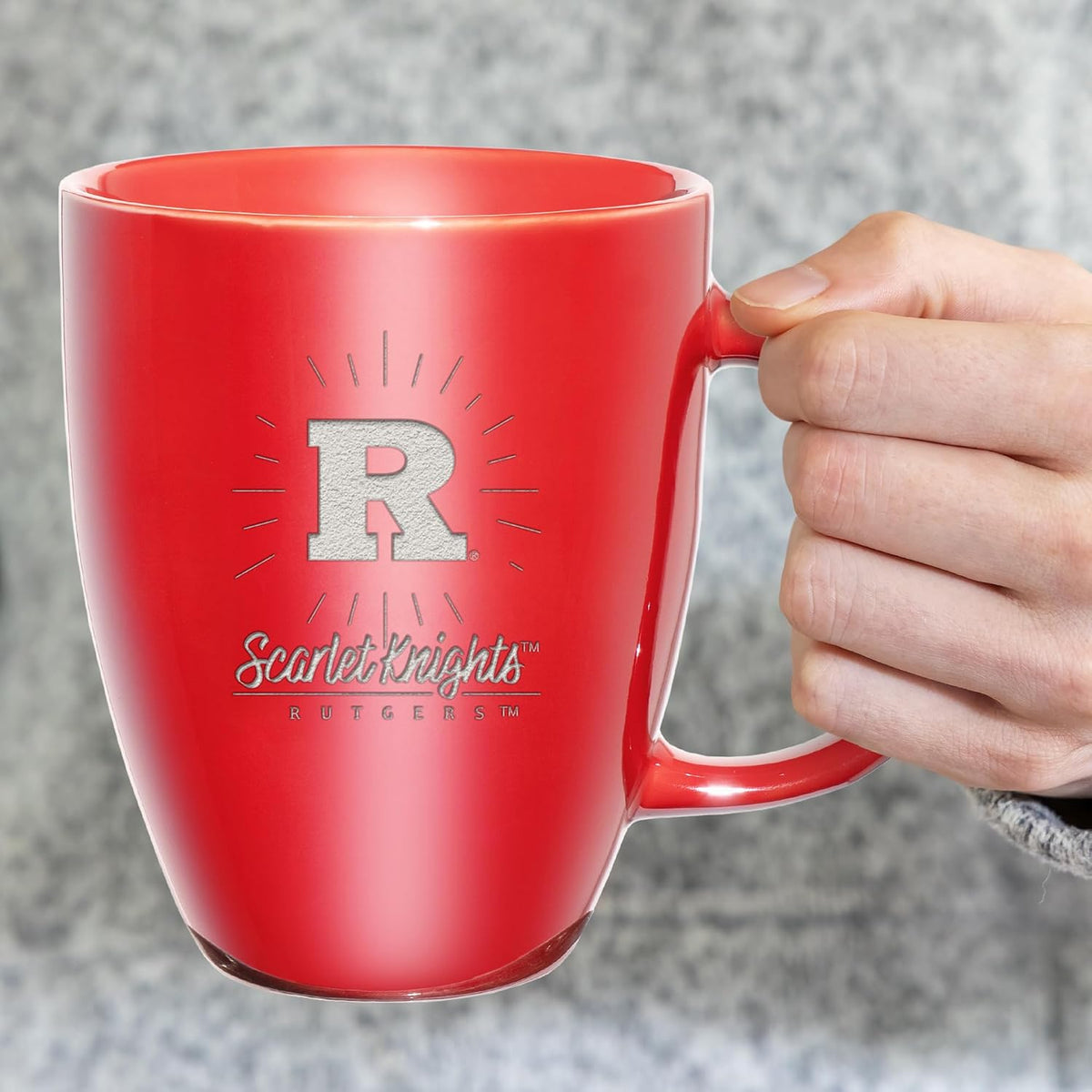 NCAA 18oz Laser Engraved Ceramic Lustre Mug - Coffee-Tea - Colors B