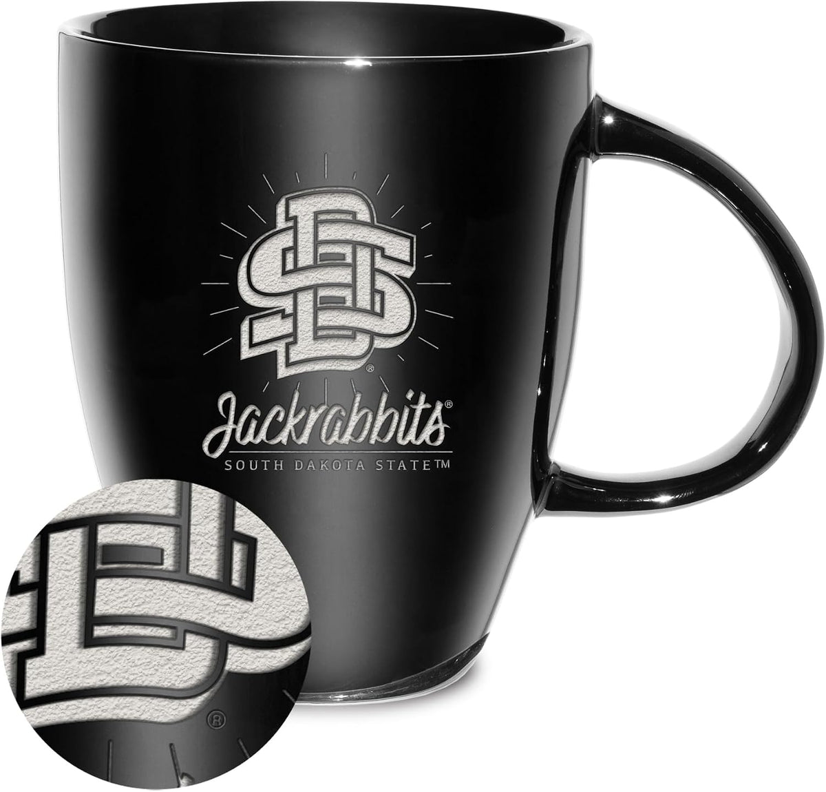 NCAA 18oz Laser Engraved Ceramic Lustre Mug - Coffee-Tea - Colors B
