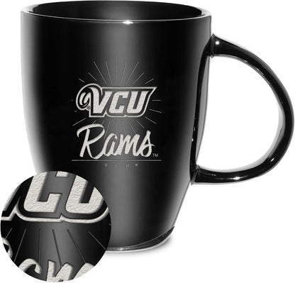 NCAA 18oz Laser Engraved Ceramic Lustre Mug - Coffee-Tea - Colors B