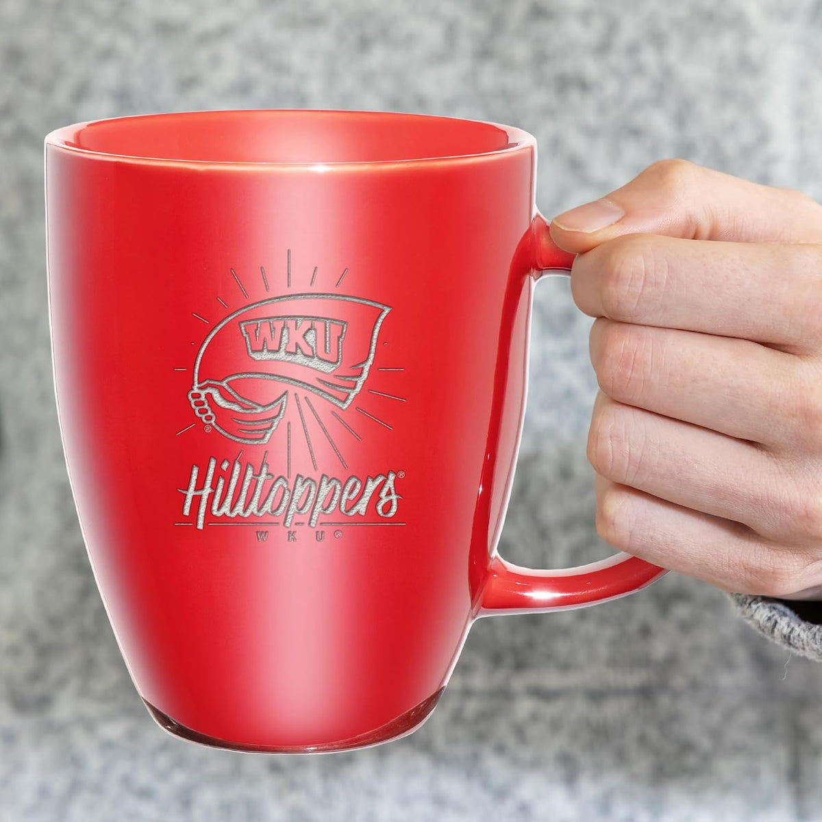 NCAA 18oz Laser Engraved Ceramic Lustre Mug - Coffee-Tea - Colors B