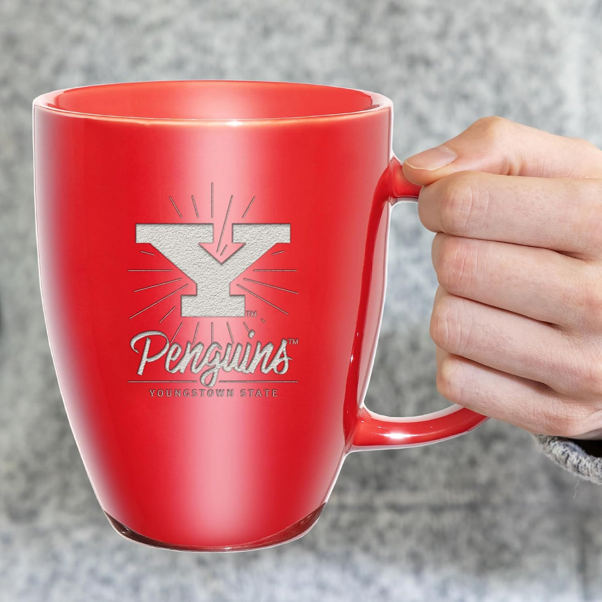 NCAA 18oz Laser Engraved Ceramic Lustre Mug - Coffee-Tea - Colors B
