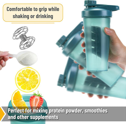 Shaker Bottles for Protein Mixes with Twist Cap, 28 oz