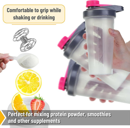 Shaker Bottles for Protein Mixes with Twist Cap, 28 oz