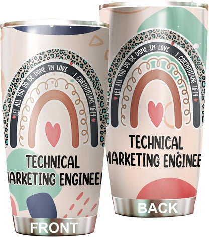 Let All You Do Be Done In Love Postal Clerk Tumbler Stainless Steel 20oz, Office Gifts Women Men Work Friends Coworker, Driking Coffee Cup For Birthday Christmas - Colors I