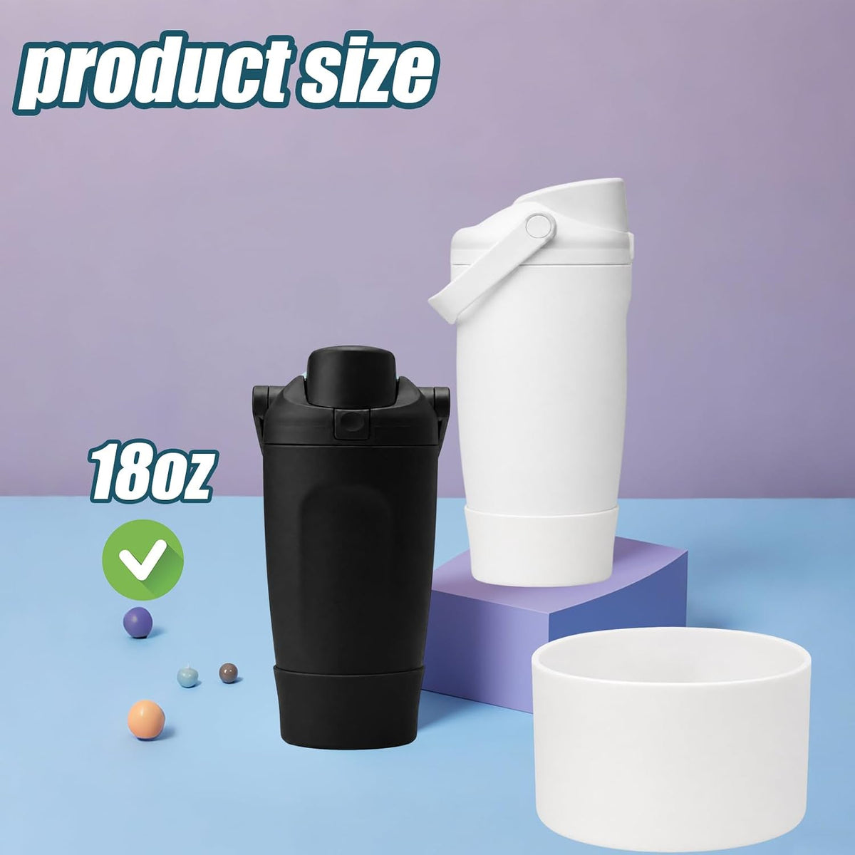 2PCS Protective Silicone Boots for Owala 30oz & 40oz FreeSip Sway