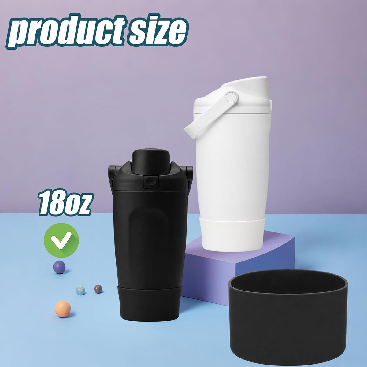 2PCS Protective Silicone Boots for Owala 30oz & 40oz FreeSip Sway