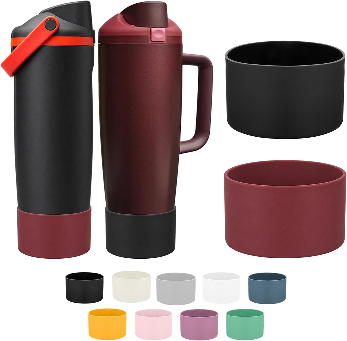 2PCS Protective Silicone Boots for Owala 30oz & 40oz FreeSip Sway