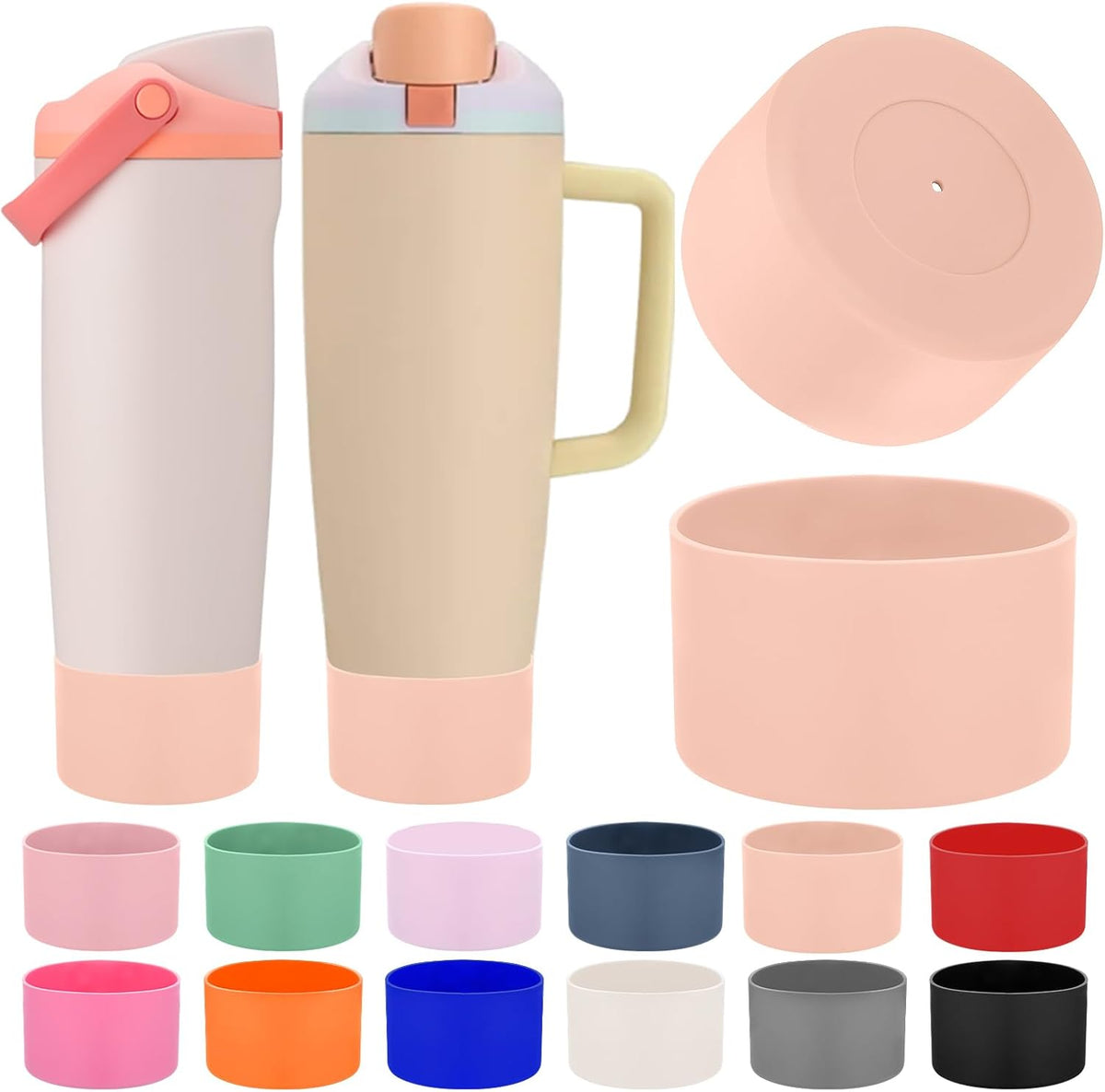 2PCS Protective Silicone Boots for Owala 30oz & 40oz FreeSip Sway