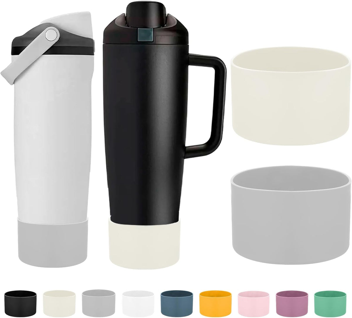 2PCS Protective Silicone Boots for Owala 30oz & 40oz FreeSip Sway
