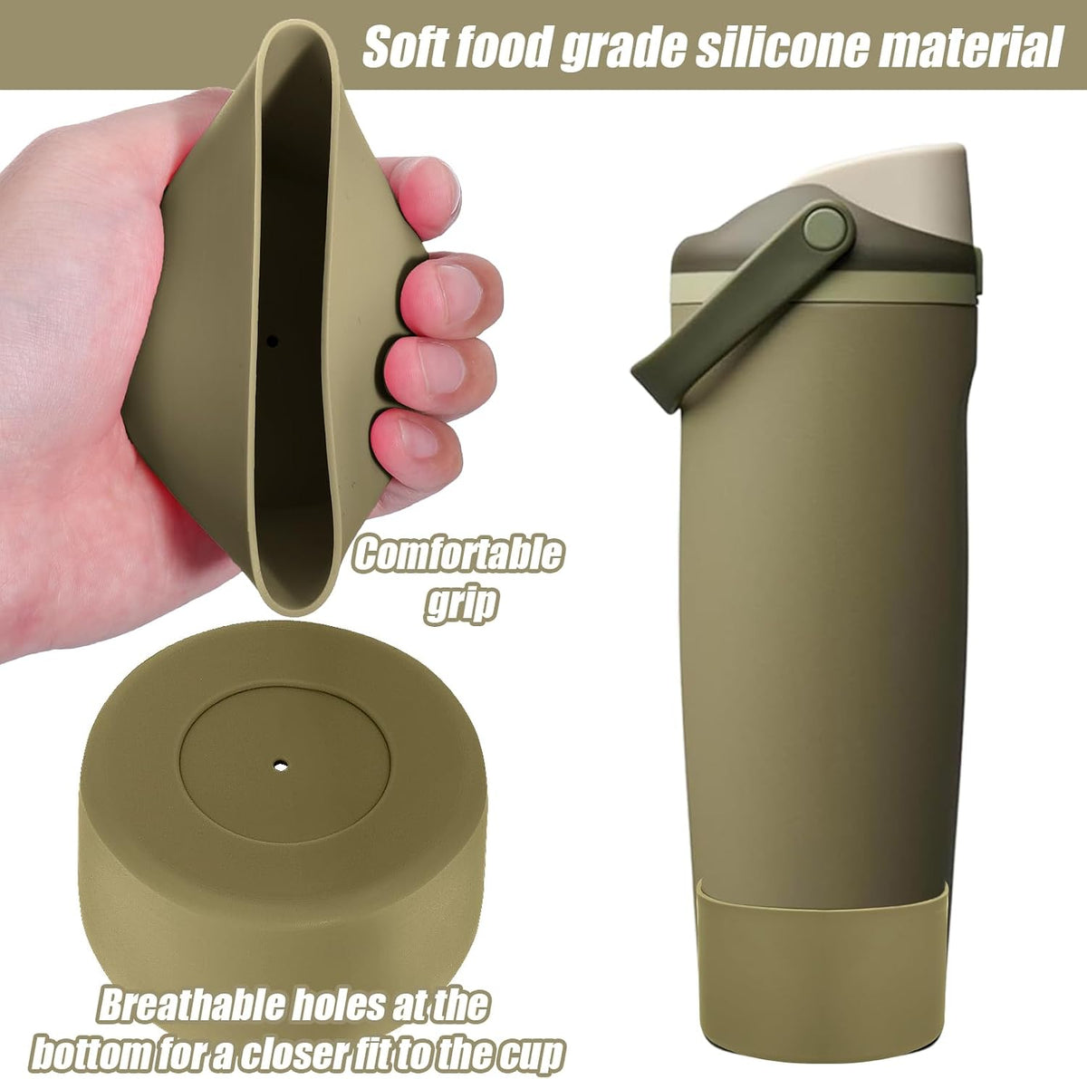 2PCS Protective Silicone Boots for Owala 30oz & 40oz FreeSip Sway