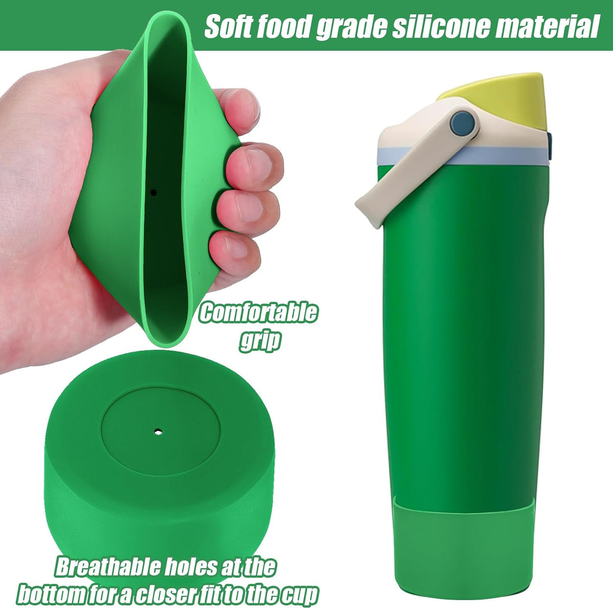 2PCS Protective Silicone Boots for Owala 30oz & 40oz FreeSip Sway