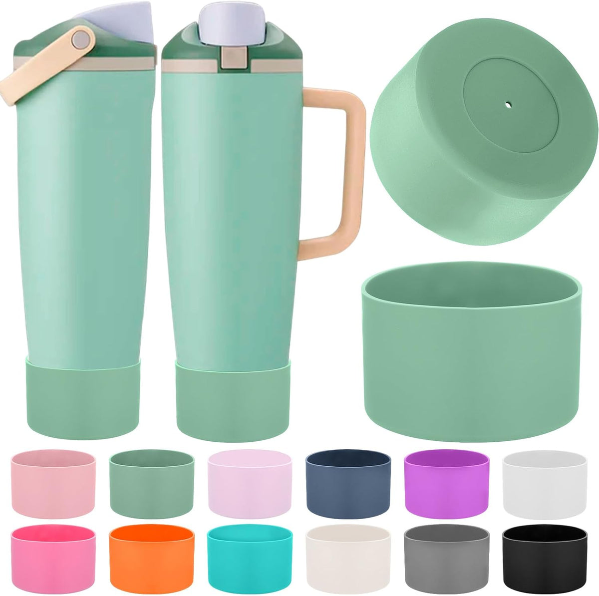 2PCS Protective Silicone Boots for Owala 30oz & 40oz FreeSip Sway