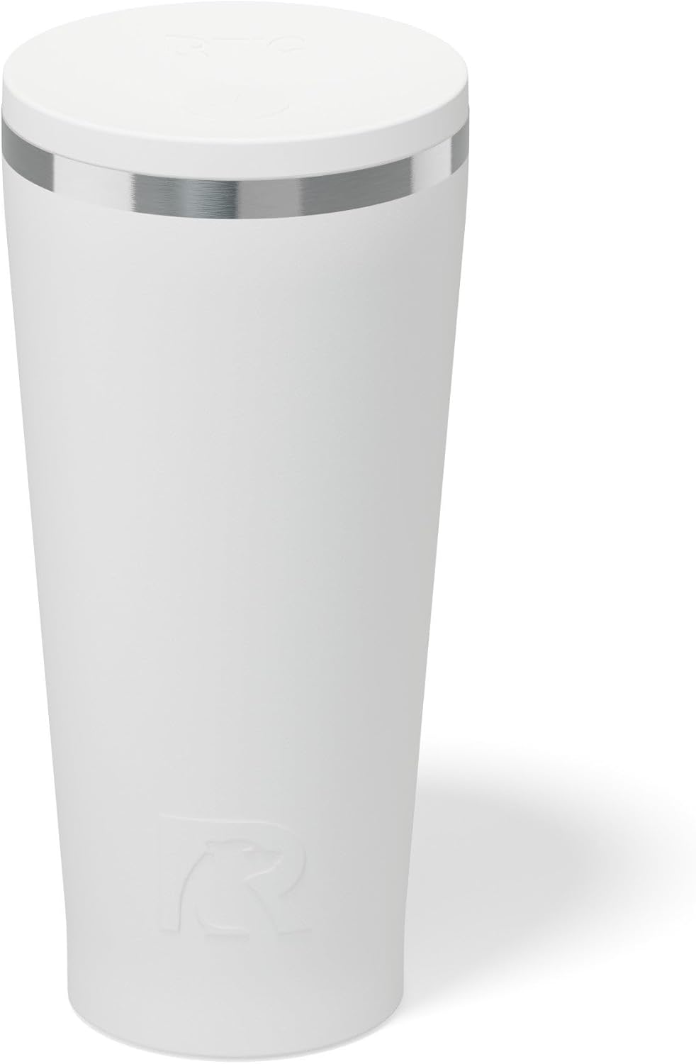 RTIC 20oz Everyday Tumbler Insulated Stainless Steel Portable Travel Coffee Cup with Straw, Ceramic Lining, Spill-Resistant Lid, BPA-Free, Hot and Cold Drink, Beach