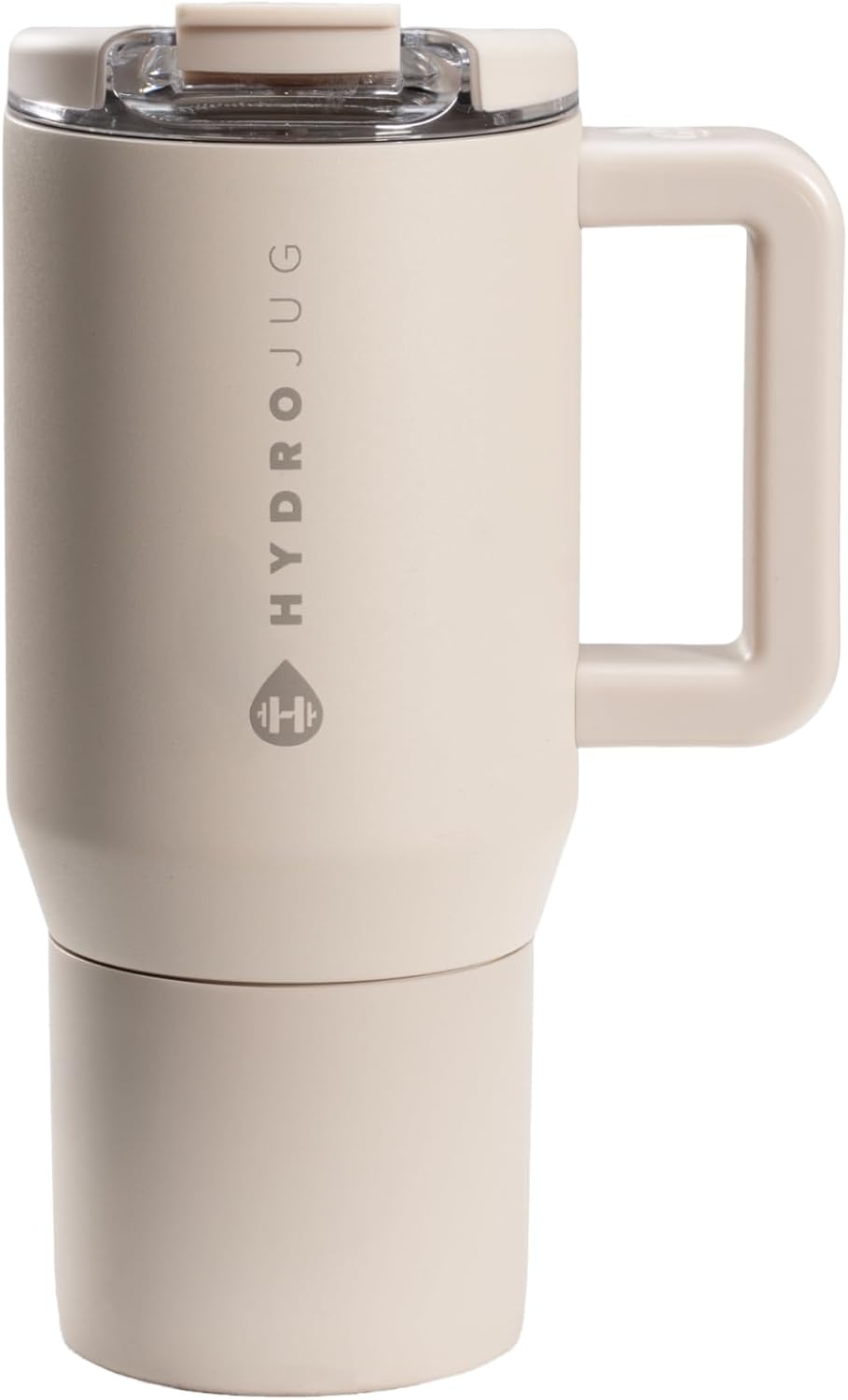 HydroJug Coffee Traveler 20 oz - Leak-Resistant, Ceramic-Lined Insulated Travel Coffee Mug for Hot or Cold Drinks with Flip Lid & Handle, Dishwasher Safe Coffee Tumbler, Cascade