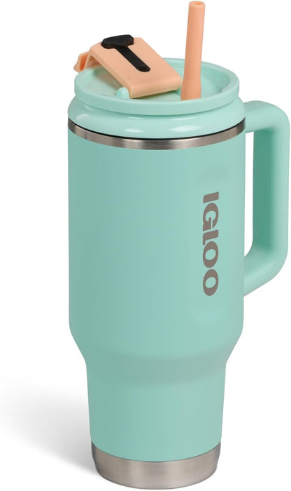 Igloo 20 oz Stainless Steel Tumbler | Sport Sipper Bottle | Thrift Pink