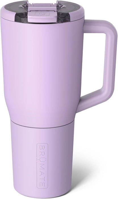 BrüMate Müv - 25oz 100% Leak Proof Insulated Coffee Mug with Handle & Lid - Stainless Steel Coffee Travel Mug - Double Walled Coffee Cup (Lilac Dusk)