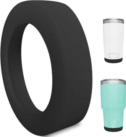 Silicone Boot Sleeve for YETI Tumbler 30 oz, 20 oz - Safer Protection and Less Noise for Yeti Coffee Mug Cup 20oz 30 oz - Dishwasher Safe