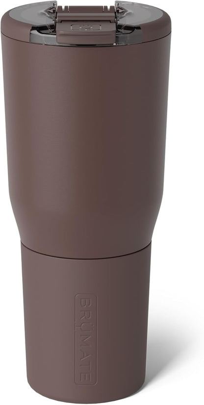 BrüMate Nav 25oz 100% Leak Proof Insulated Travel Tumbler with Magnetic BevLock™ Lid - Double Wall Cup-Holder Friendly Stainless Steel Mug (Nightfall Blue)