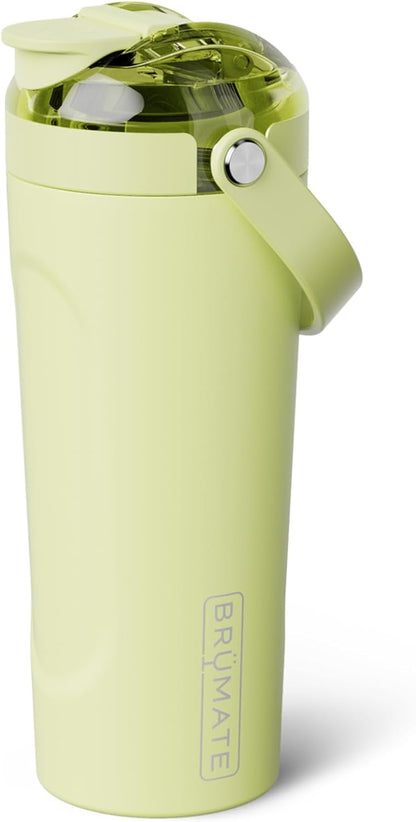 BrüMate MultiShaker Blender Shaker Bottle | 100% Leakproof Insulated Stainless Steel | Pre Workout and Protein Shaker Bottle for the Gym | 25oz (Dark Aura)