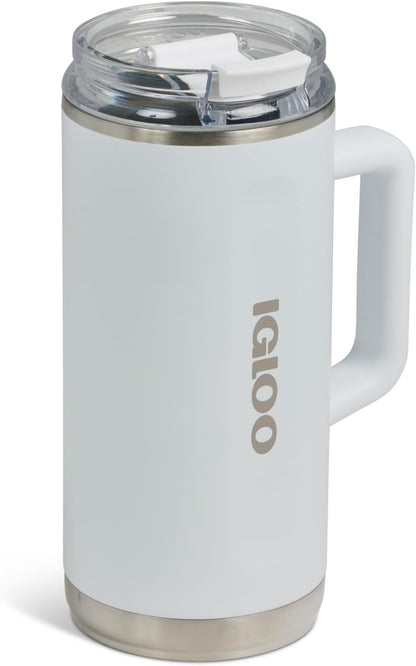 Igloo 20 oz Stainless Steel Tumbler | Sport Sipper Bottle | Thrift Pink