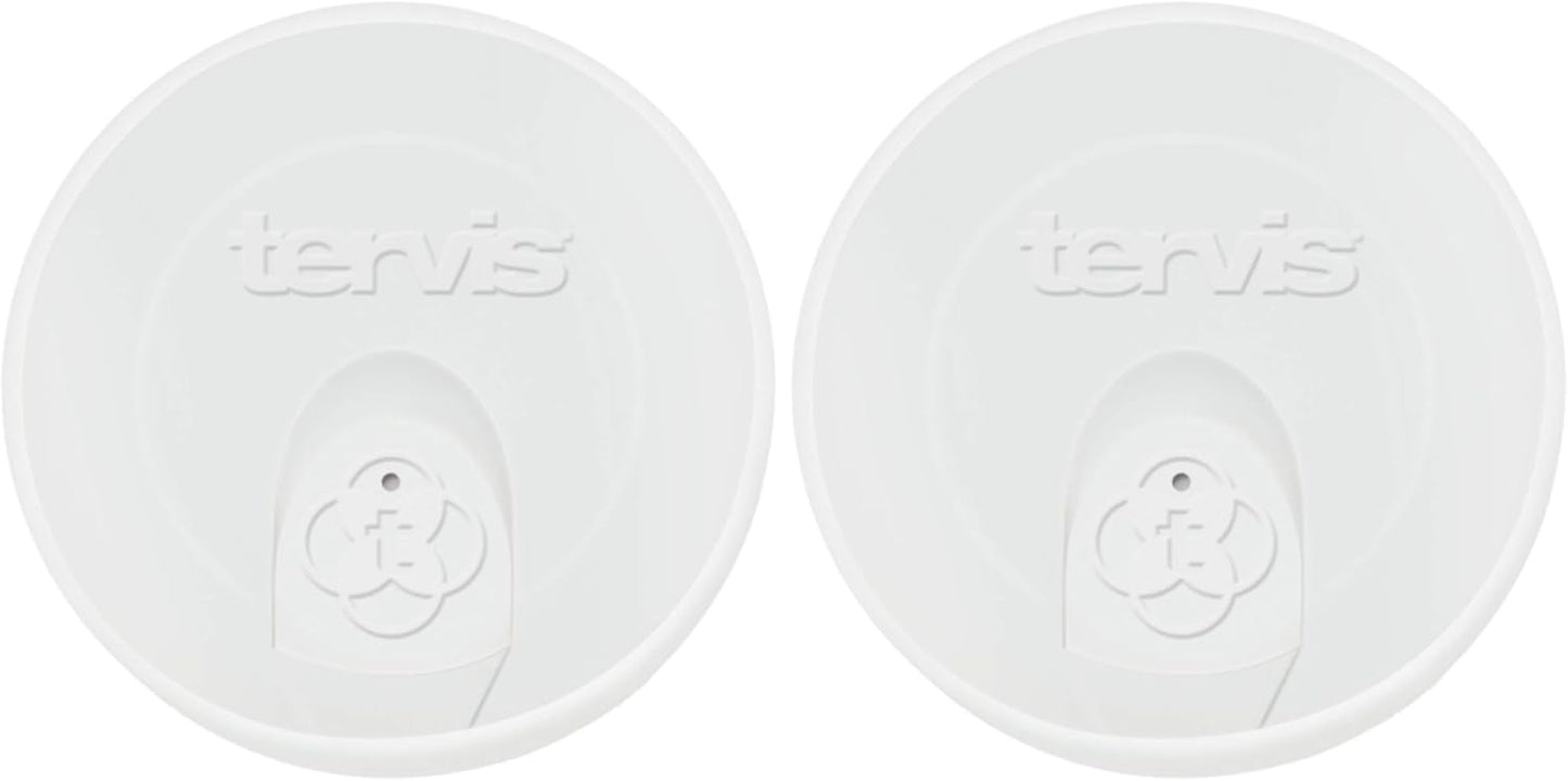 Tervis Travel Lid Made in USA Double Walled Insulated Tumbler Travel Cup Keeps Drinks Cold & Hot, Fits 16oz Tumblers, Navy