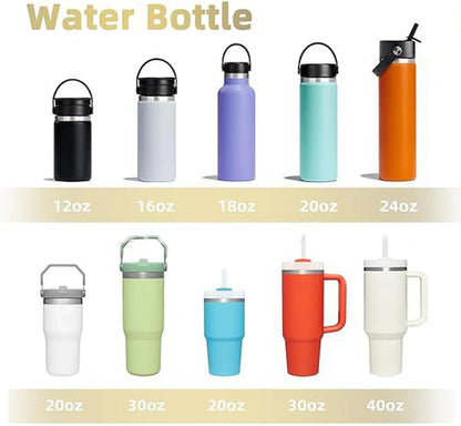 6 PCS Protective Glitter Silicone Boot, Bling Anti Slip Bottom Cover Bumper Cover Glitter Reduces Dents Sleeve, with All Water Bottles with Bottom Width of 2.85-3.56in Tumblers & Water Glasses