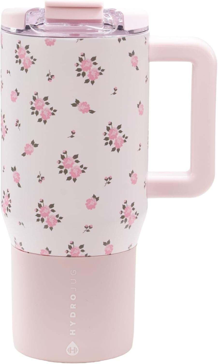 HydroJug Coffee Traveler 20 oz - Leak-Resistant, Ceramic-Lined Insulated Travel Coffee Mug for Hot or Cold Drinks with Flip Lid & Handle, Dishwasher Safe Coffee Tumbler, Cascade