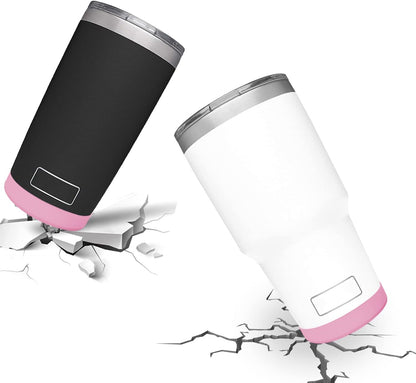 Silicone Boot Sleeve for YETI Tumbler 30 oz, 20 oz - Safer Protection and Less Noise for Yeti Coffee Mug Cup 20oz 30 oz - Dishwasher Safe
