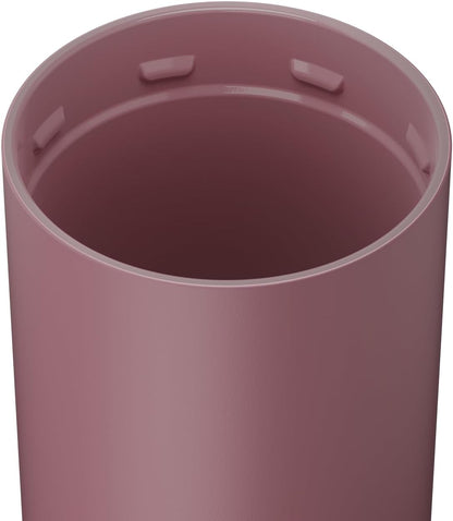 BrüMate Strova 18oz 100% Leakproof Insulated Coffee Mug | Ceramic-Lined Interior | Built-In Silicone Sleeve for Travel | Locking Flip Lid (Nightfall Blue)