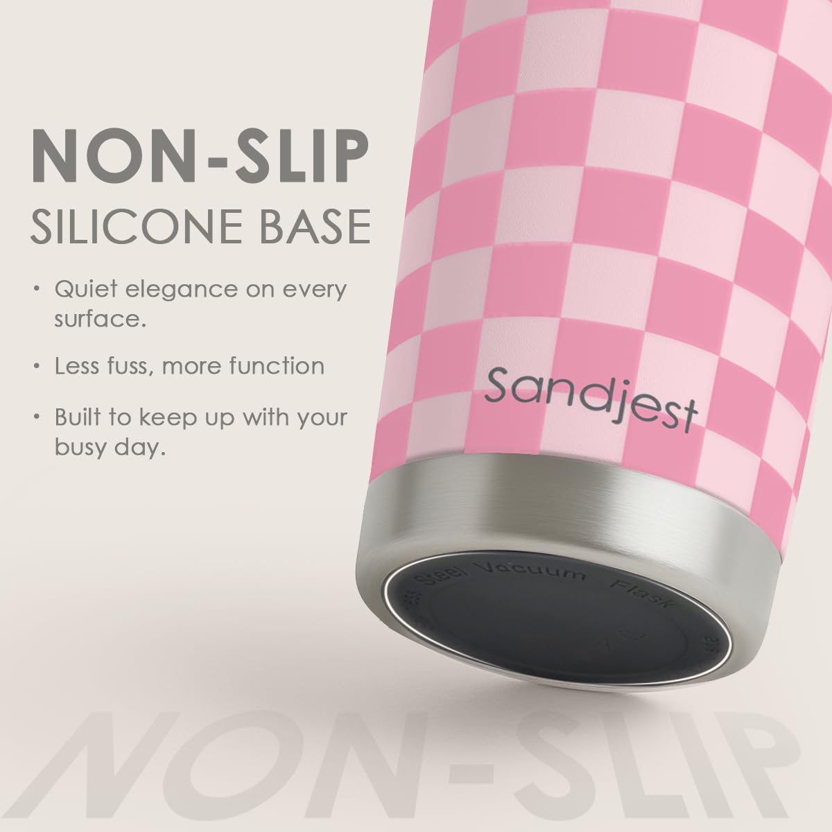 SANDJEST Pickleball Tumbler 20oz, Stainless Steel Travel Cup with Lid, Insulated Coffee Mug, Pickleballs Gifts for Women Girls Friends Sisters Players on Birthday Christmas