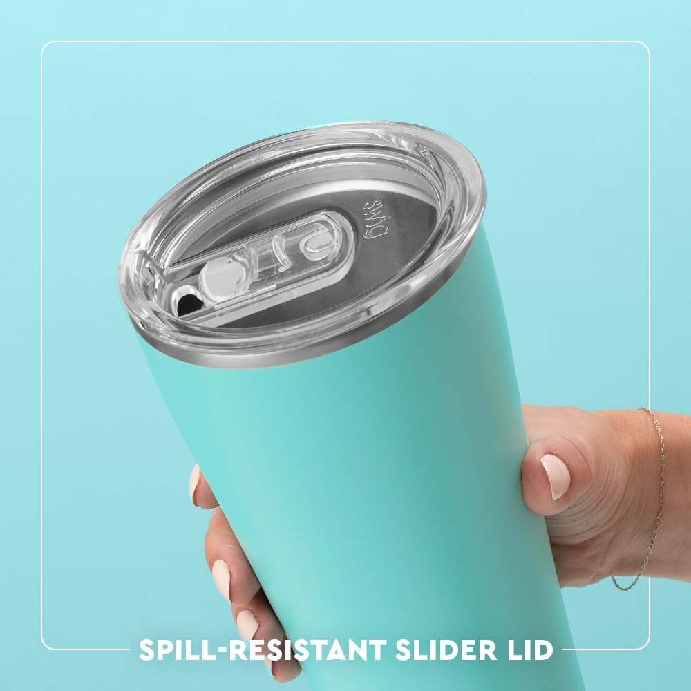 Swig Life 32oz Insulated Tumbler, Travel Coffee Tumbler with Lid, Cup Holder Friendly Travel Coffee Mug, Stainless Steel with Lid (Hayride)