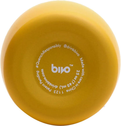Bivo Duo 25oz Non Insulated Stainless Steel Bike Water Bottle - Lightweight for Cycling, Hiking, Sports - No Plastic Taste, Fits Most Cages, Dishwasher Safe - (Raw)
