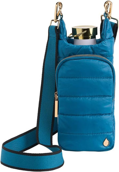 WanderFull Original HydroBag Fits Up to 32 oz Water Bottle Holder with Strap – Hands-Free Crossbody Water Bottle Carrier Bag with Phone Pocket - Colors A