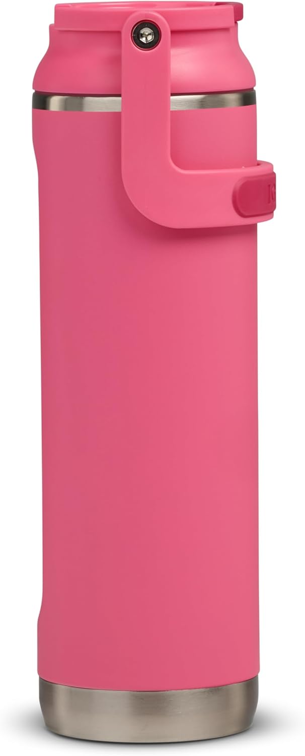 Igloo 20 oz Stainless Steel Tumbler | Sport Sipper Bottle | Thrift Pink
