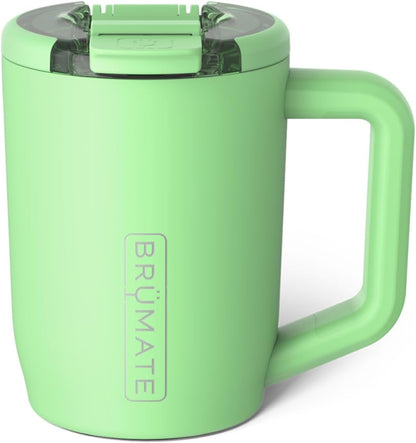 BrüMate Müv - 15oz 100% Leak Proof Insulated Coffee Mug with Handle & Lid - Stainless Steel Coffee Travel Mug - Double Walled Coffee Cup (Lilac Dusk)