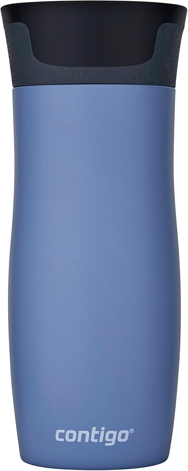 Contigo West Loop Autoseal Travel Mug, Stainless Steel Thermal Mug, Vacuum Flask, Leakproof Tumbler, Coffee Mug with BPA-Free Easy-Clean Lid