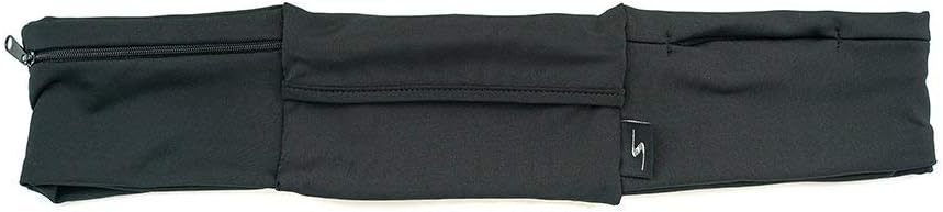 3 Pocket Adjustable Running Belt Waist Pack, Fanny Pack For Working Out With Sweat Resistant Backing, Holds All iPhone Models