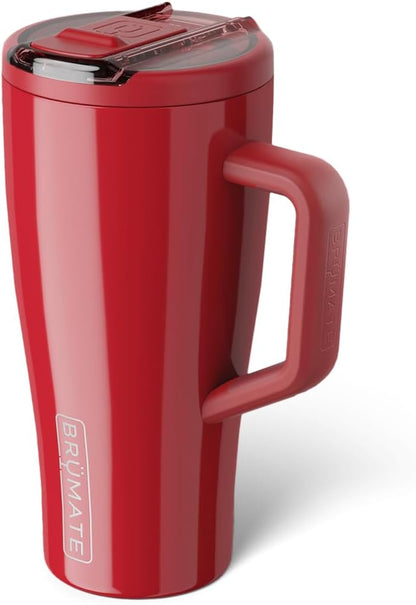 BrüMate Era Flip 30oz Tumbler with 100% Leakproof Covered Straw Lid | Hygienic Covered Straw | Insulated Stainless Steel Water Bottle with Handle | Cup Holder Friendly | BPA-Free (Sage)