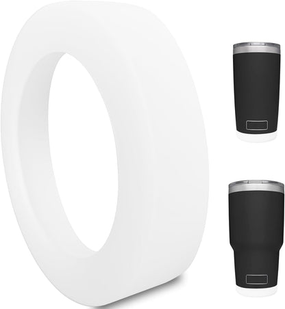 Silicone Boot Sleeve for YETI Tumbler 30 oz, 20 oz - Safer Protection and Less Noise for Yeti Coffee Mug Cup 20oz 30 oz - Dishwasher Safe