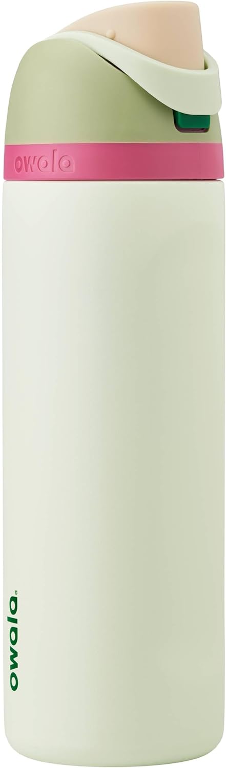 Owala FreeSip Insulated Stainless Steel Water Bottle with Straw, BPA-Free Sports Water Bottle, Great for Travel, 32 Oz, Denim
