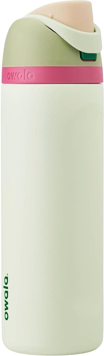 Owala FreeSip Insulated Stainless Steel Water Bottle with Straw, BPA-Free Sports Water Bottle, Great for Travel, 32 Oz, Denim