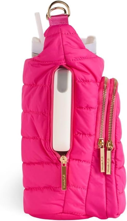WanderFull Original HydroBag Handle® Zipper Slot for Handle, Hands-Free Crossbody Water Bottle Holder & Tumbler Accessories