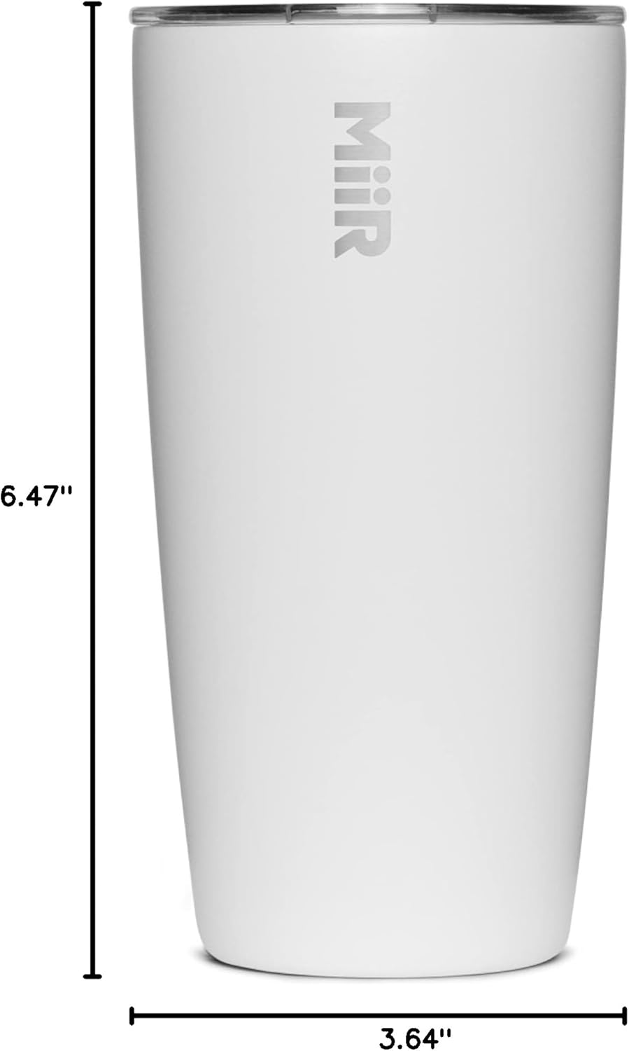 MiiR Tumbler, 12oz Insulated Stainless Steel with Press Fit Slide Lid – Splash Proof Design, Holds Hot & Cold Beverages, Stylish & Functional Cup Holder Compatible