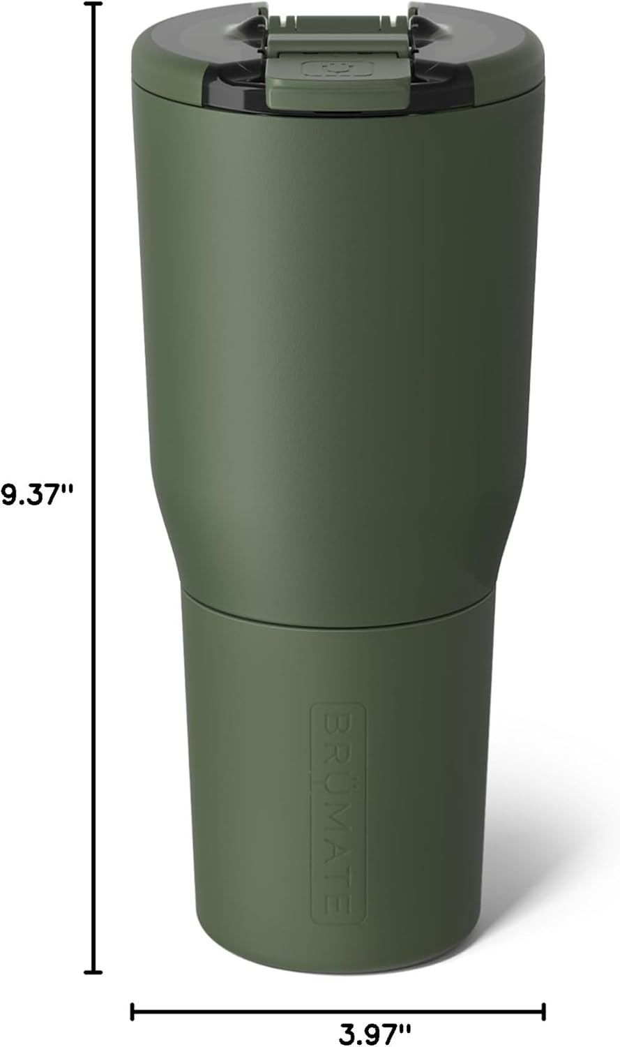 BrüMate Nav 25oz 100% Leak Proof Insulated Travel Tumbler with Magnetic BevLock™ Lid - Double Wall Cup-Holder Friendly Stainless Steel Mug (Nightfall Blue)
